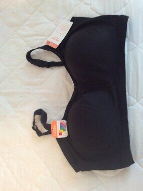 Women's Warners Easy Does It Wireless Padded Bra 3X Black